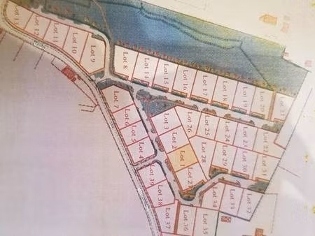 terrain constructible à vendre