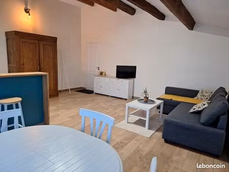 location meublée maison t2 - 50m² - la ronde (17170)