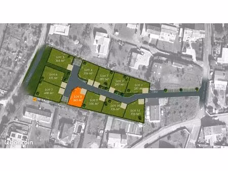 terrain 265 m² à andilly (17230)
