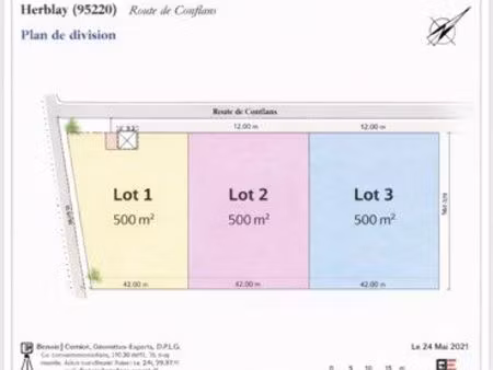terrein agricole herblay sur seine