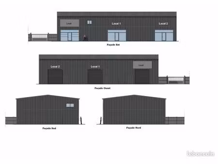 local commercial neuf – 130 m² – zone artisanale cablanc à creysse – forte visibilité