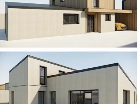 terrain + projet maison contemporaine 140 m² – budget global env. 450 000