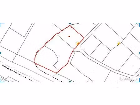 nîmes  n106 col de barutel  terrain de loisirs en zone n  boisé  6500 m²