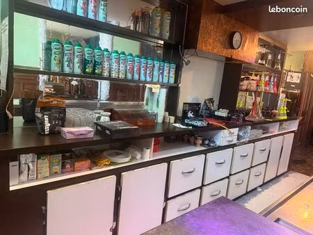 vente fonds de commerce – bar / café / snack avec équipements
