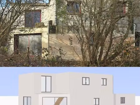 terrain + construction maison à finir