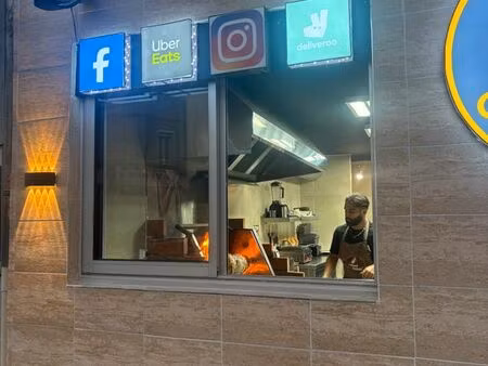 fond de commerce kebab feu de bois 100m2