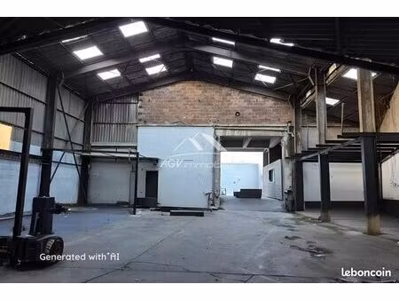 bureaux  entrepôt 750 m² alès