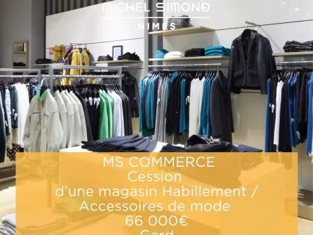 fonds de commerce prêt-à-porter nimes