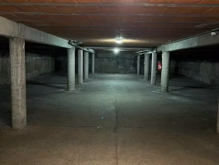 parking en sous-sol sécurisé
