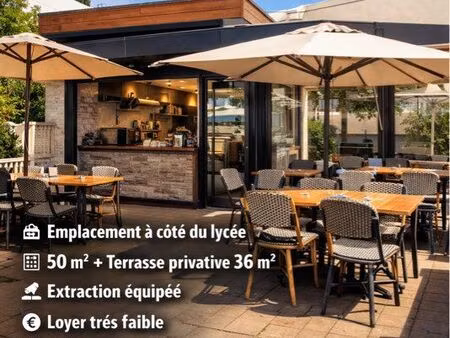 ◊ droit au bail – restaurant / snack – saint-raphaël superbe emplacement – faible loyer – 
