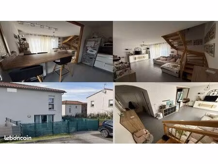 ayguesvives – superbe t3 duplex bbc de 67m² avec jardin et parking - résidence récent