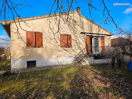 st sulpice/ leze  villa t4  r+1  garage en rdc totale. sh : 115 m²  terrain : 601 m² a rén