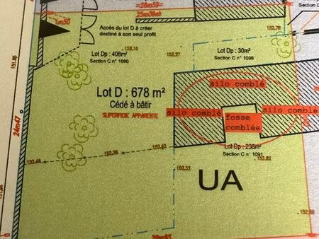 terrain constructible et viabilisé
