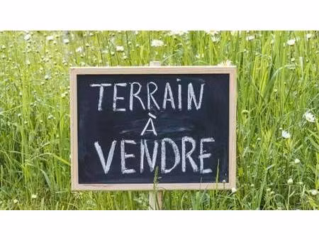 terrain constructible viabilisé à vendre