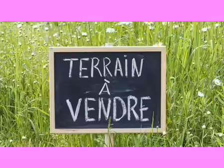 terrain constructible viabilisé à vendre
