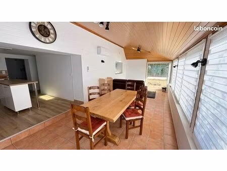 appartement meublé  t4  rdc avec jardin  loc longue durée