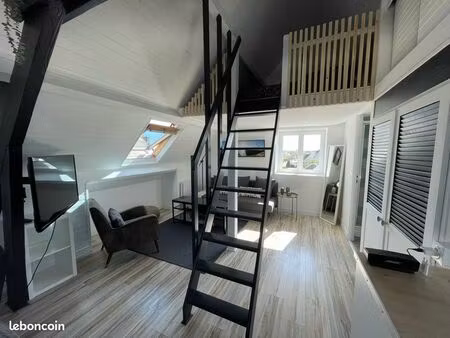 t1 bis meublé   fonctionnel   dans petite copropriété