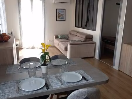 appartement t2 meublé jardin/terrasse