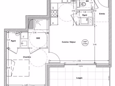 appartement t2 récent lumineux avec terrasse