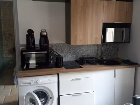 t2 meublé avec jardin