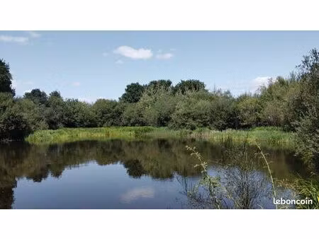 terrain constructible avec étang