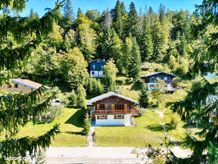 ?️ chalet familial tout confort de 100 m2 entre forêt et pistes – prémanon (les jouvencell