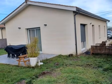 5 mns de langon  maison plain pied