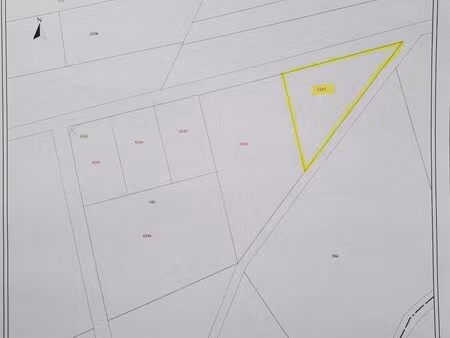 vente parcelle forestière zone naturelle