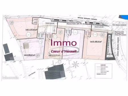 terrain 377 m² clermont l'herault