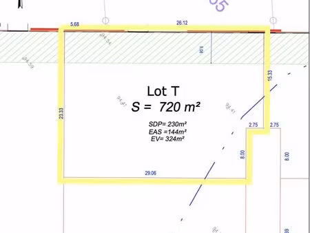 terrain 720 m² saint jean le blanc