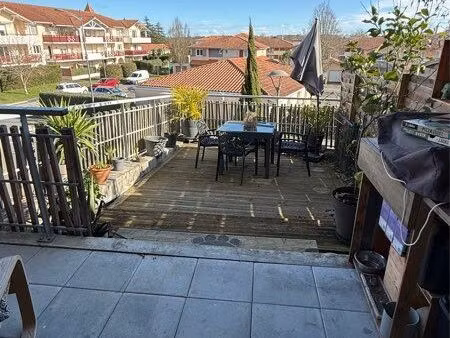 appartement t3 avec terrasses + 2 places de parking