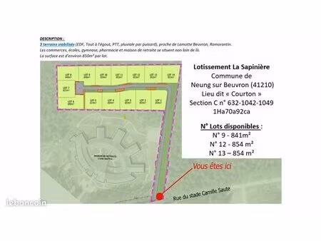 terrains viabilisés