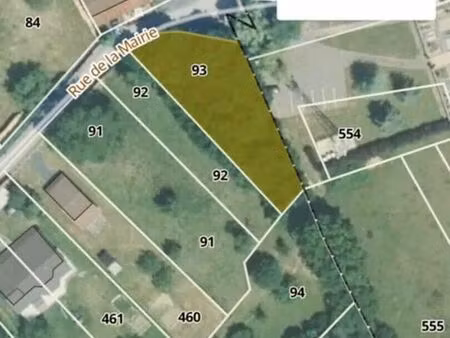 terrain à bâtir 682 m² - vacqueville - viabilisé eau/élec