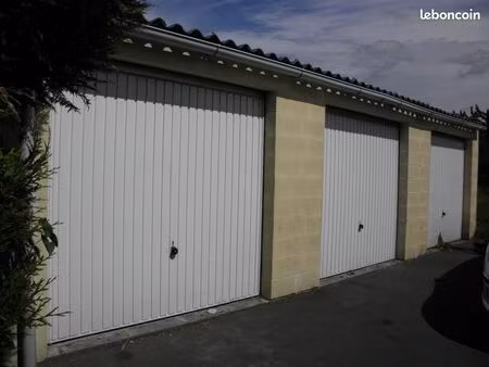 lot de 3 garages à vendre