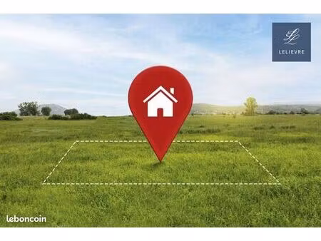 terrain 1 000 m² saint genouph