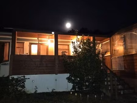 vente mobilhome avec véranda