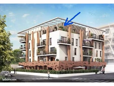 appartement 3 pièces de 76 m² avec terrasse de 21 m²