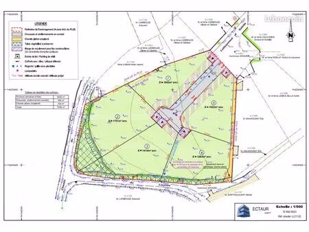 vente de terrains viabilisés - lotissement a salette - hours 64420