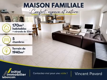 maison 6 pièces 170 m²