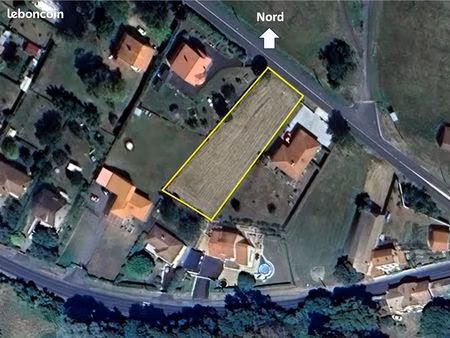 terrain à bâtir 1500 m2 perrier (63500)