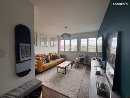 appartement 2 chambres 52 m² quartier calme la pradelle garage + caves