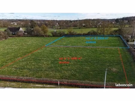 terrain 2 250 m² la charmee
