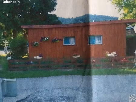 mobil home chalet dans camping