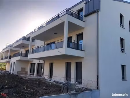 appartement neuf 3 pièces de 68 m² avec terrasse et garage – plappeville 57050