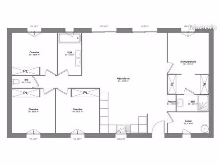 maison 6 pièces 101 m²