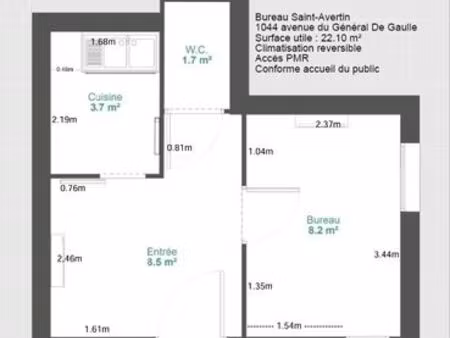 local 22m² st avertin