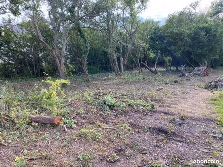 terrain constructible : 1200 m2