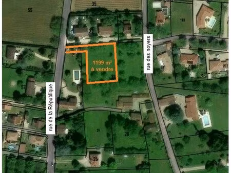 terrain constructible bien situé à prayssac