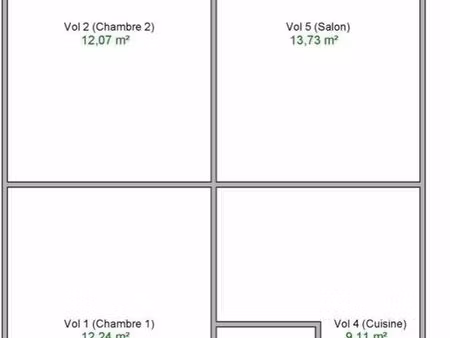 a vendre appartement t3 loué roanne 42300