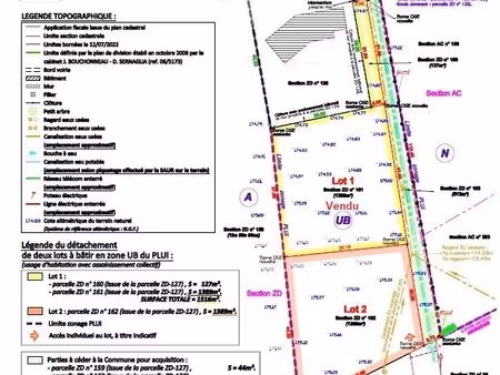 vente de terrain constructible